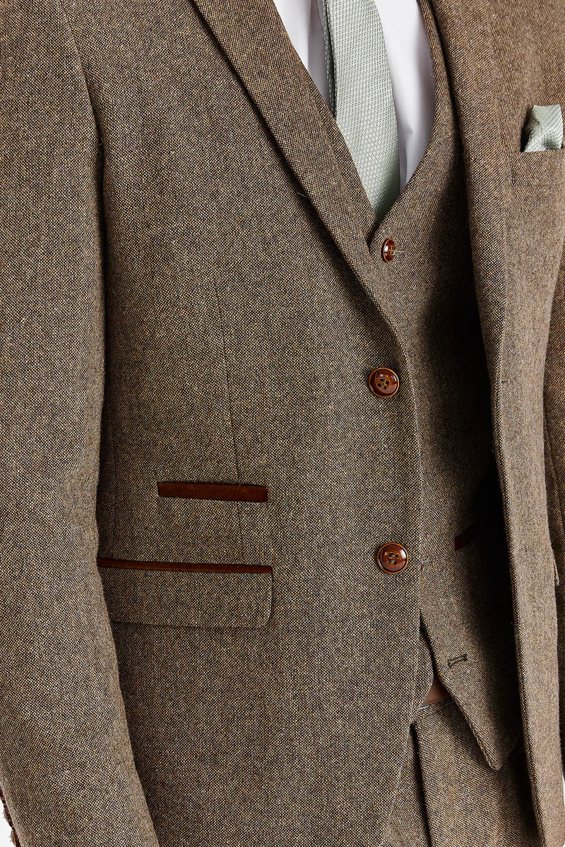 Paul Andrew - Oscar Brown Tweed Jacket