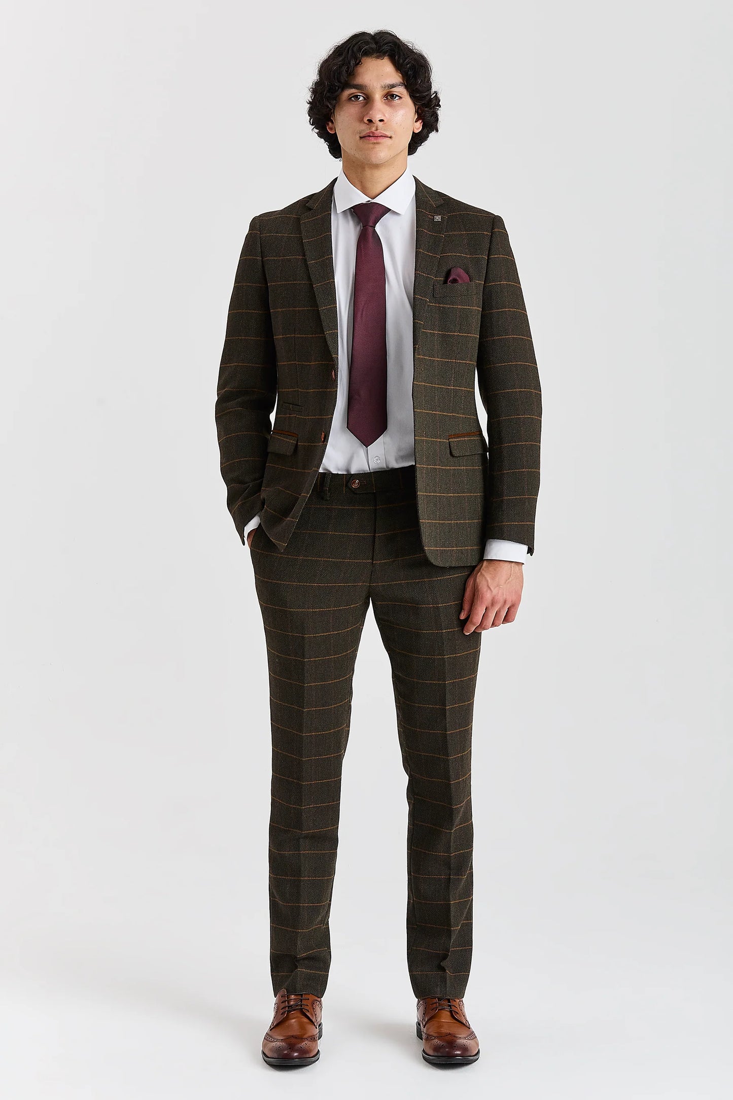Paul Andrew- Harris Green Tweed Trousers