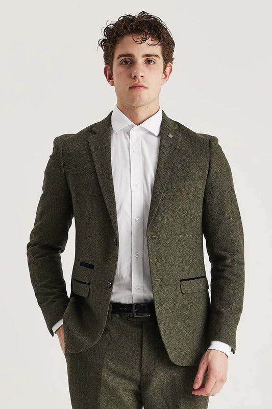 Paul Andrew - Oscar Green Tweed Jacket