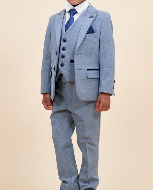 Marc Darcy Bromley Sky Blue Junior Suit