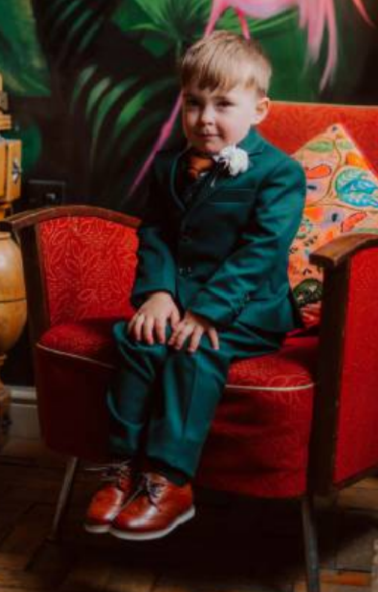 Charles Grey Sandro Olive Junior Suit