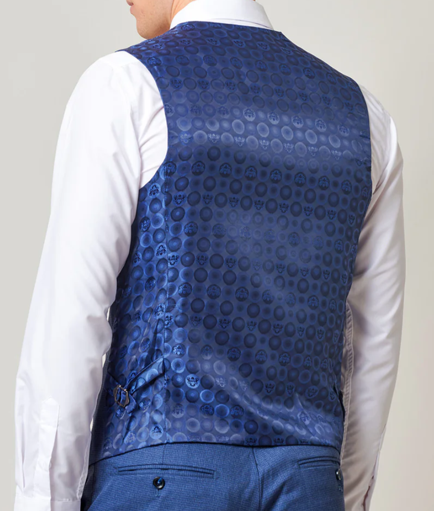 Marc Darcy Ashley Navy Blue Waistcoat