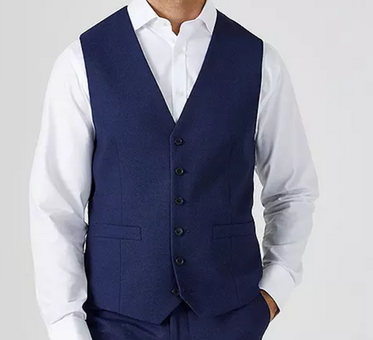 Skopes Harcourt Navy Blue Waistcoat