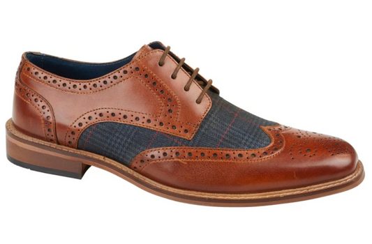 Goor Roamers Oxford Brogue Tan Shoes