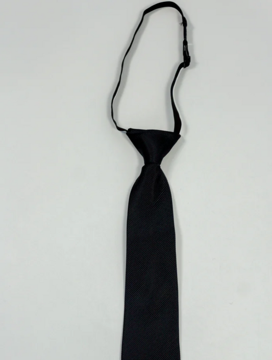 Charles Grey Black Junior tie