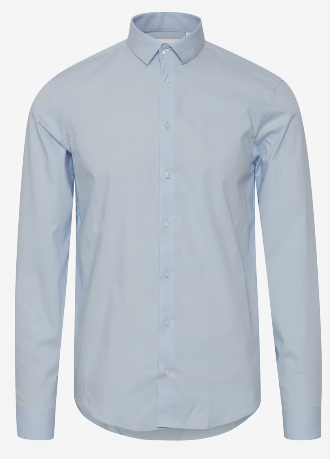 Casual Friday Palle Slim Fit Long Sleeve Pale Blue Shirt