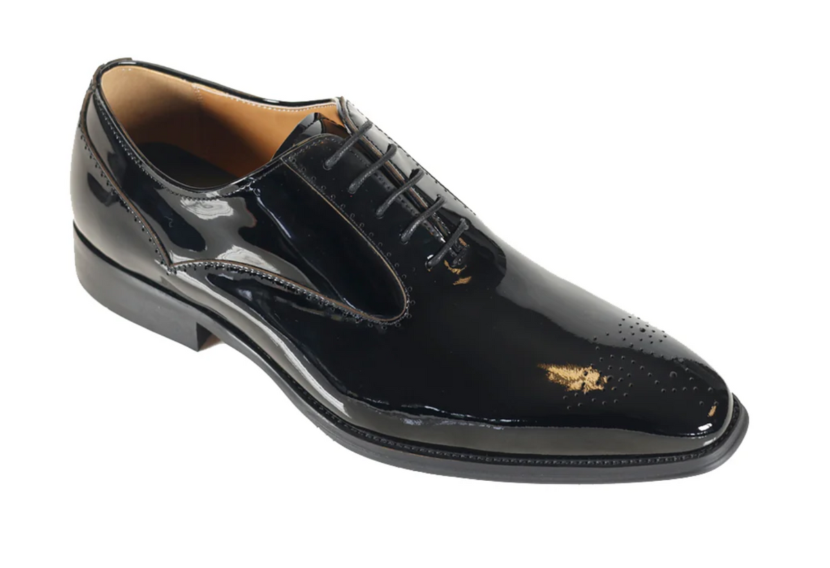 Azor Ricardo Patent black leather shoe