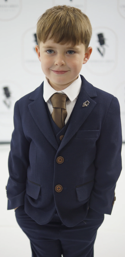 Charles Grey Charlton Navy Junior Suit