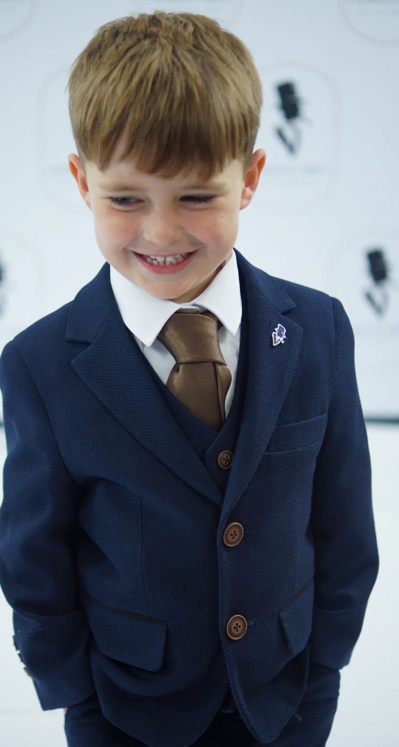Charles Grey Charlton Navy Junior Suit