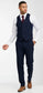 Reece Navy Trousers by Harry Brown SALE