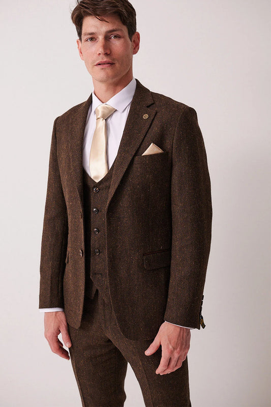 Marc Darcy Dean Brown Jacket