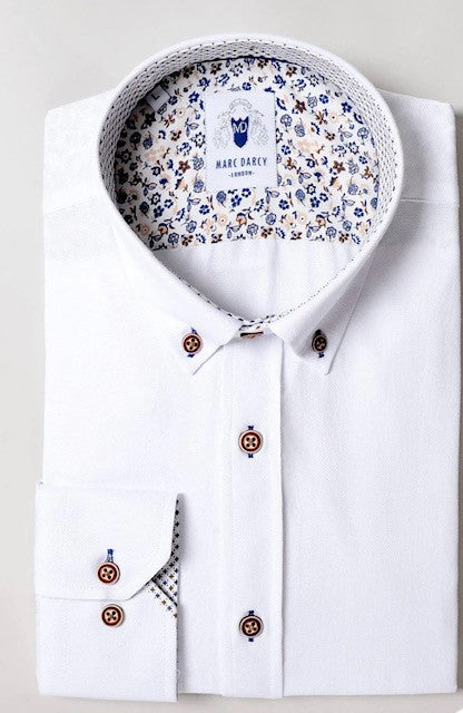 Charlie White Shirt by Marc darcy