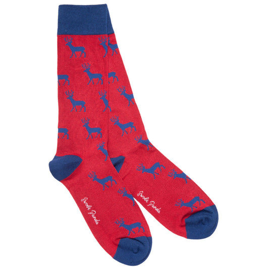 Swole Panda Red Stag Socks