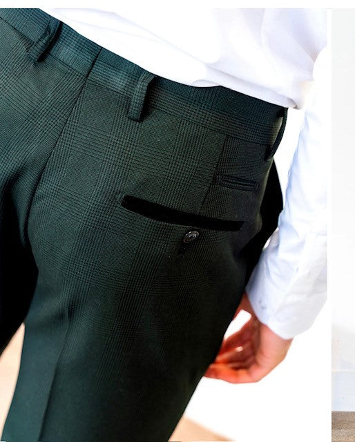 Bromley Olive Trousers by Marc Darcy