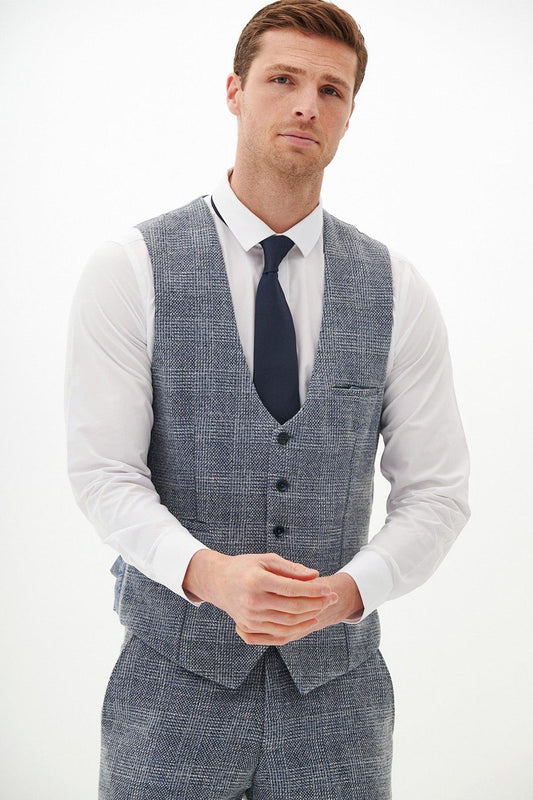 Marc Darcy Kris Sky Waistcoat