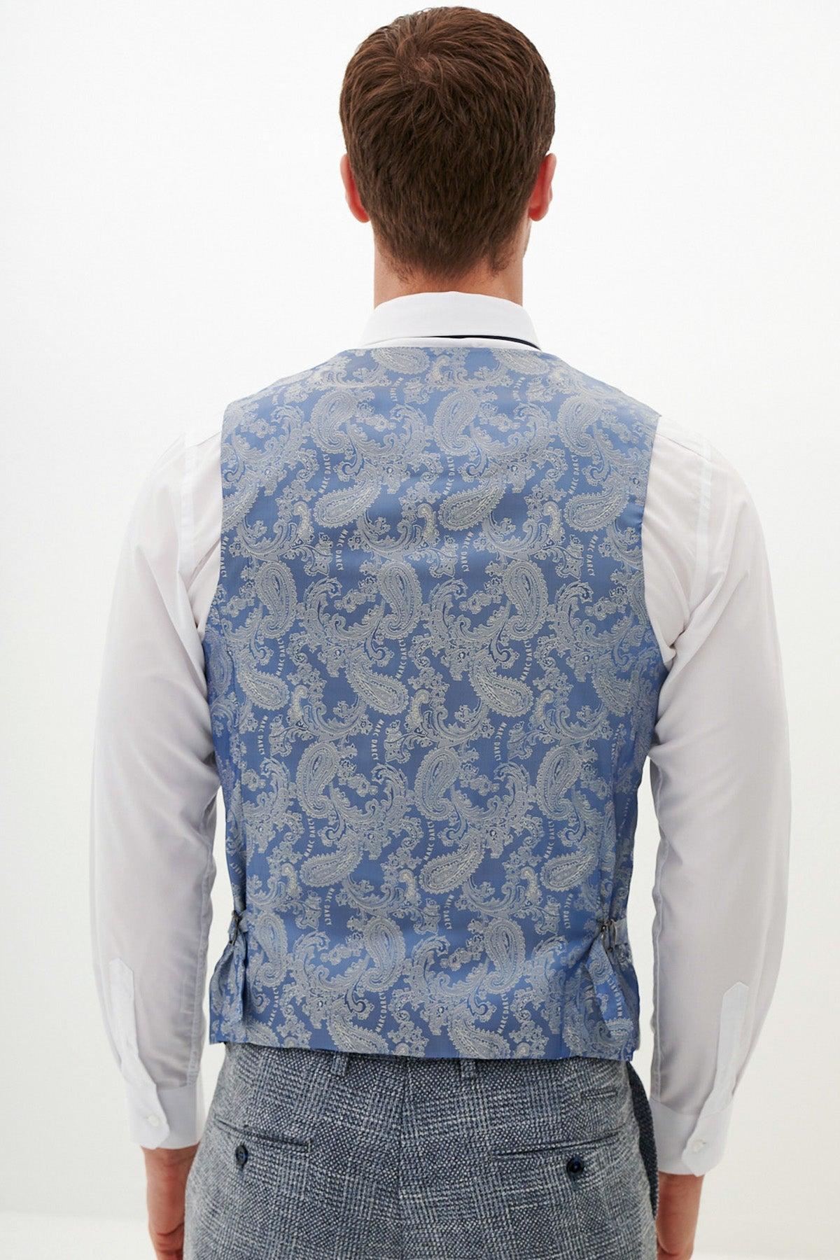 Marc Darcy Kris Sky Waistcoat