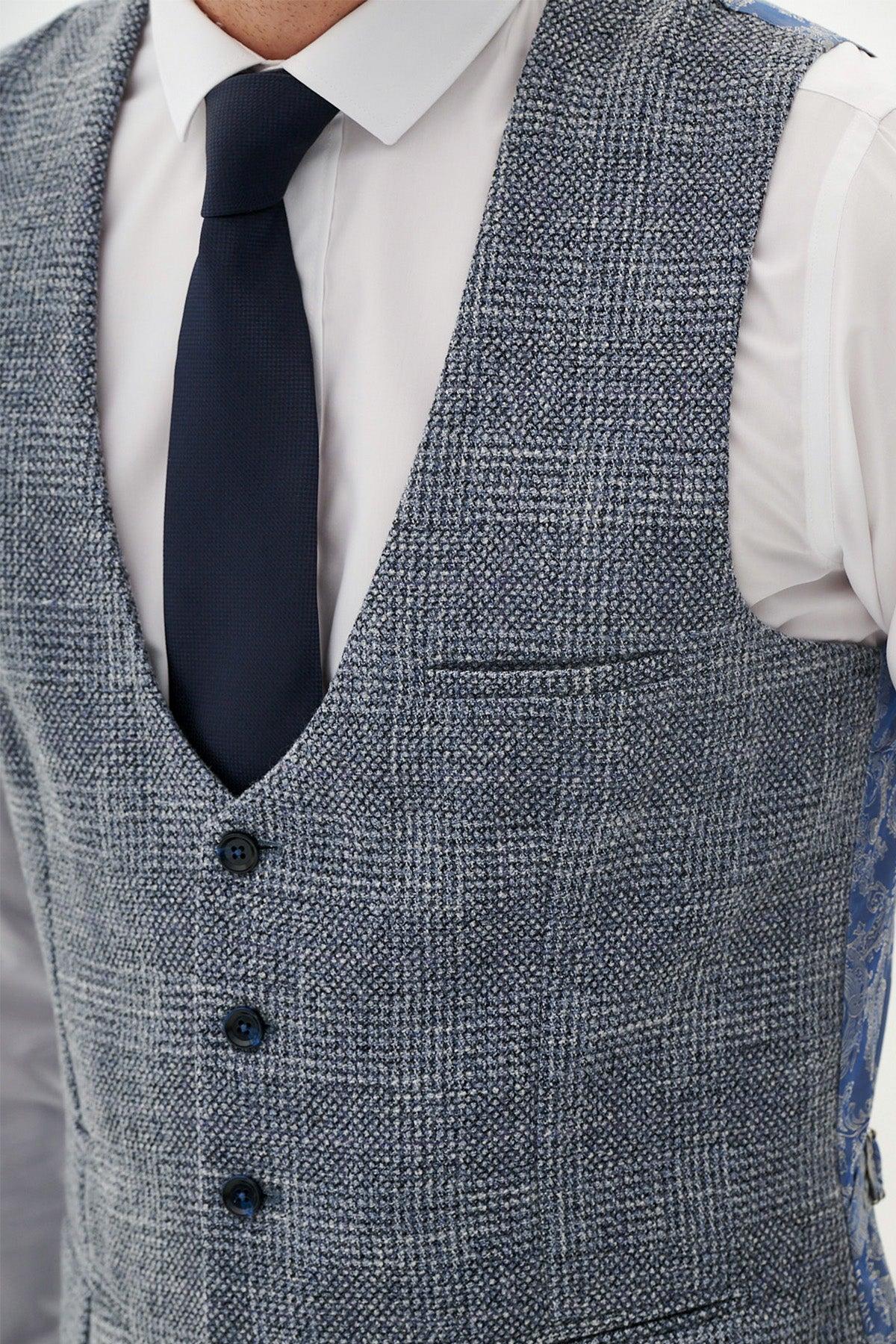 Marc Darcy Kris Sky Waistcoat