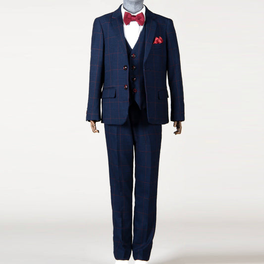 Marc Darcy Edinson Wine Junior Suit