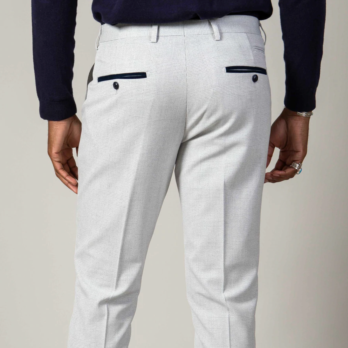 Bromley Stone Trousers by Marc Darcy