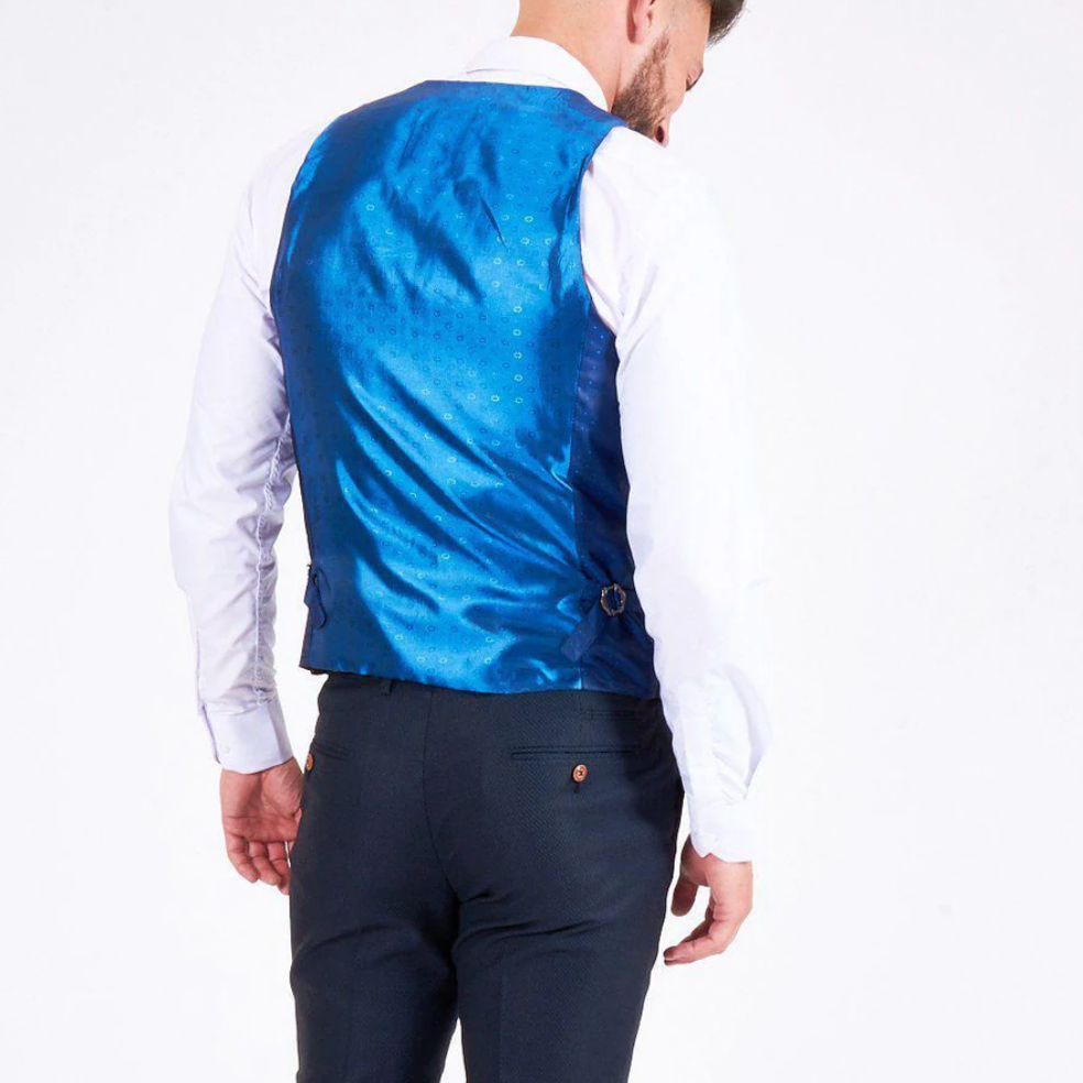 Marc Darcy Max Navy Waistcoat
