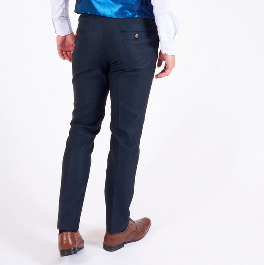 Max Navy Trousers by Marc Darcy