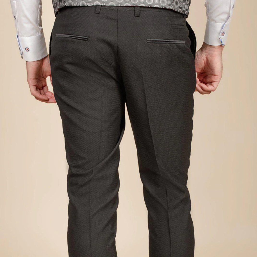 Marc Darcy Dalton Black Tuxedo Trousers