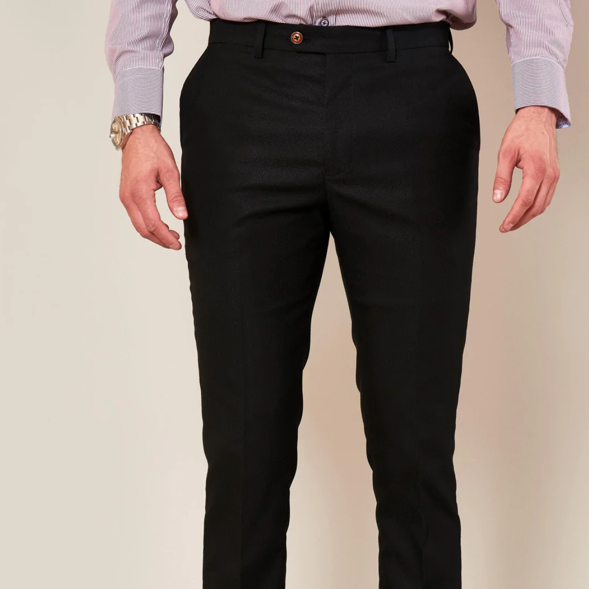 Marc Darcy Max Black Trousers