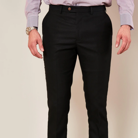 Max Black Trousers by Marc Darcy