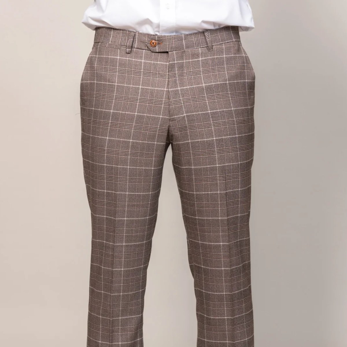 Ray Tan Trousers by Marc Darcy