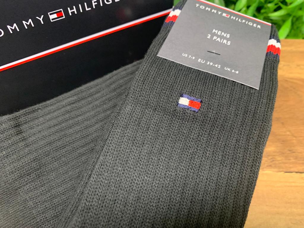 Tommy Hilfiger Stripe Socks Black