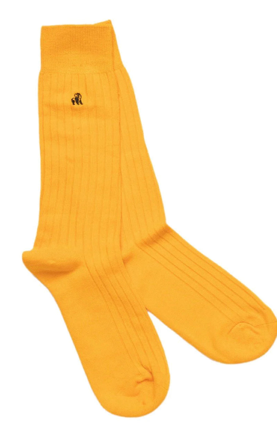 Swole Panda Yellow Socks