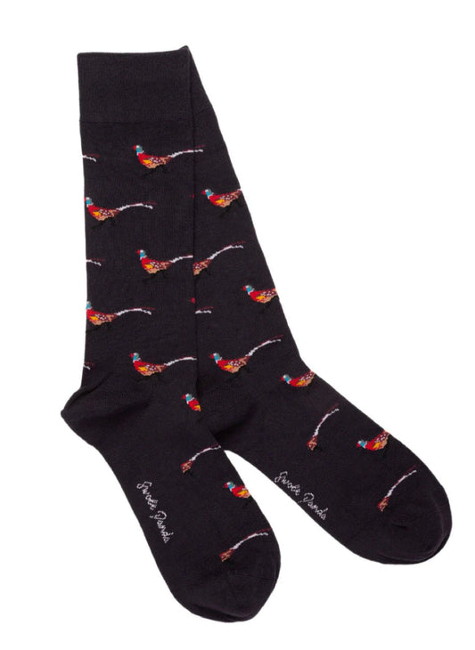 Swole Panda Black Pheasant Socks