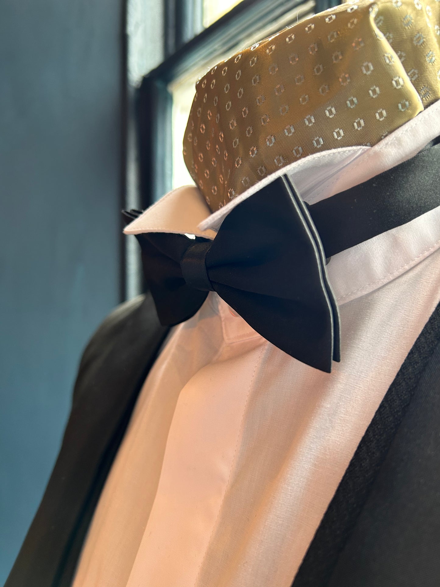L A Smith Satin Bow Tie