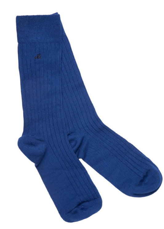 Royal Blue Socks by Swole Panda