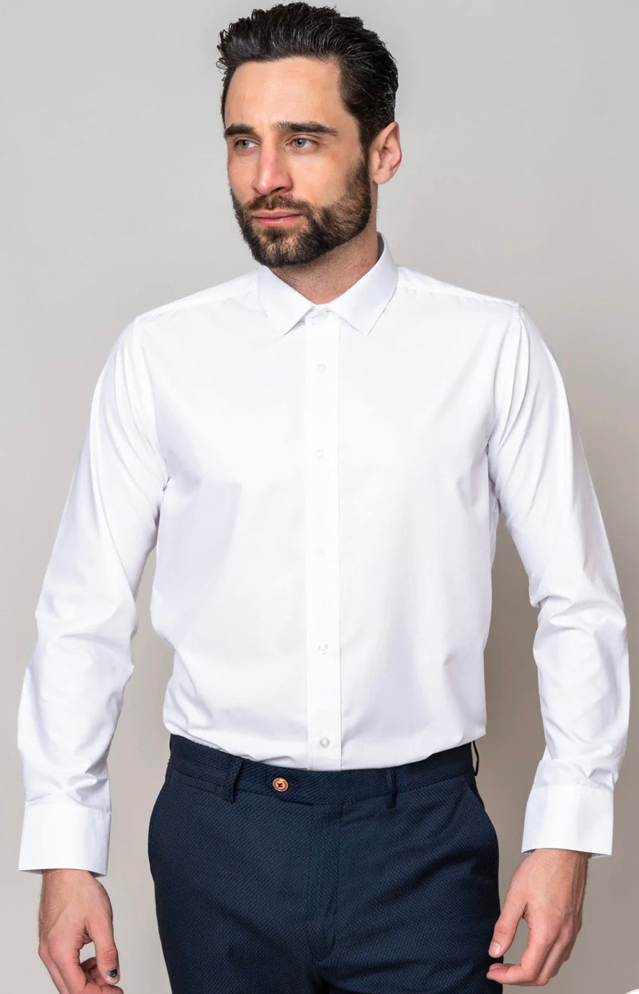 Carter White Shirt by Marc Darcy