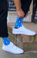 Navy Heel Penguin Socks by Swole Panda