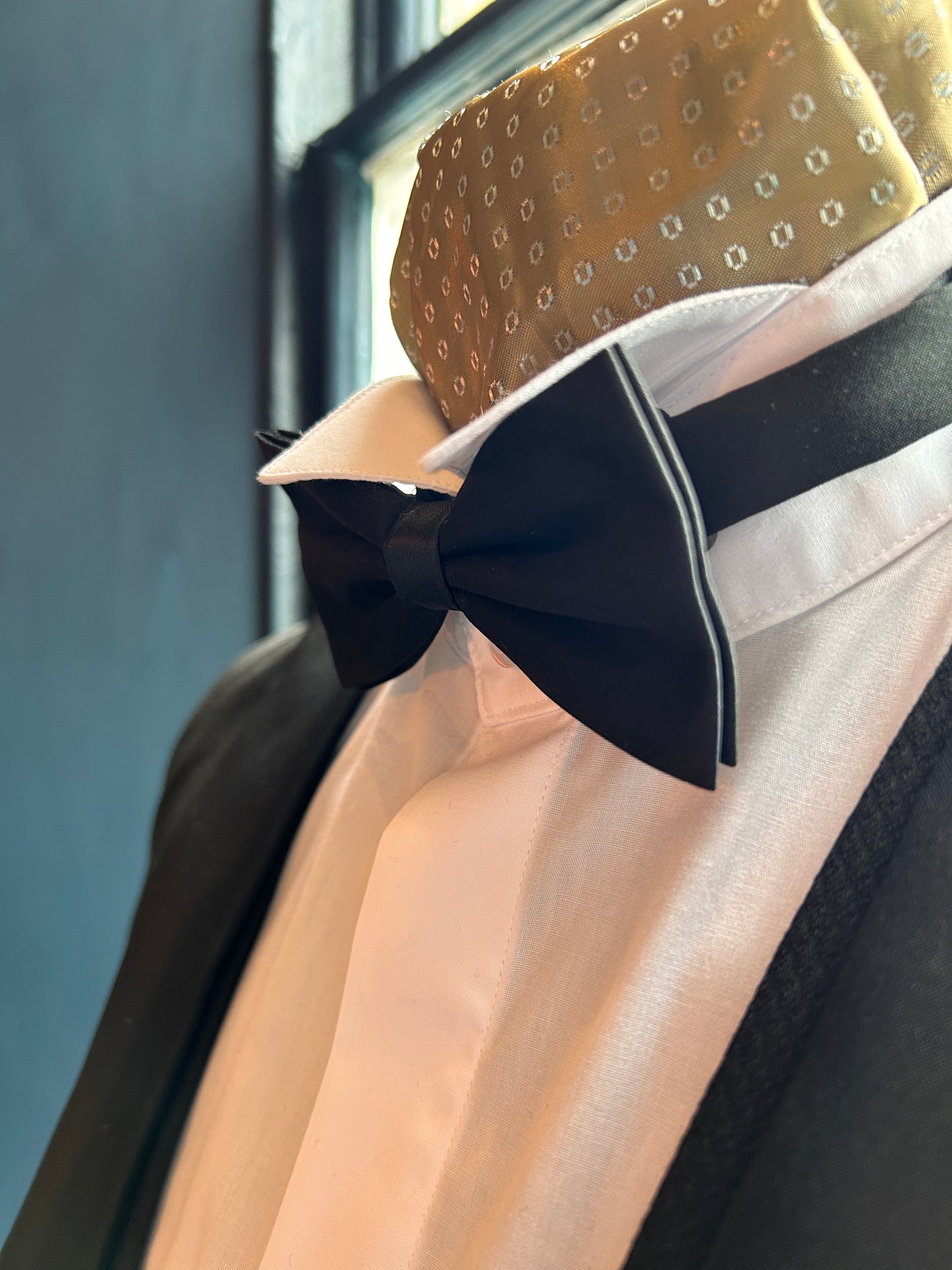 L A Smith Satin Bow Tie