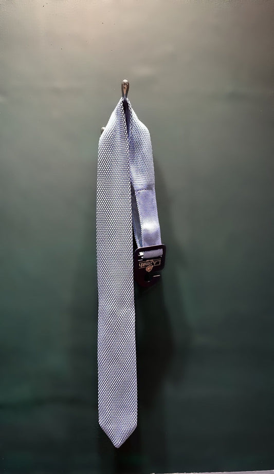 L A Smith Blue Sky Knitted Tie